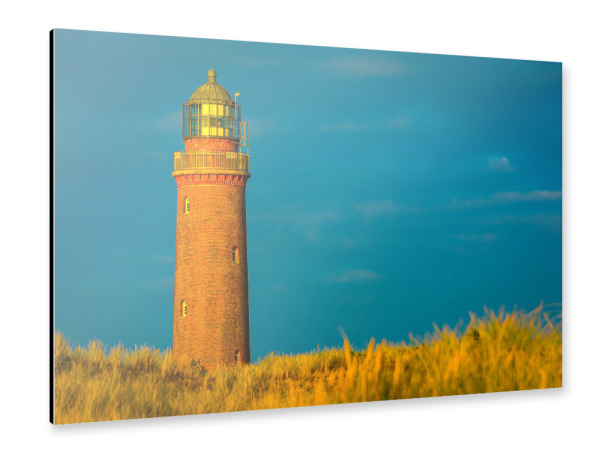 Alu-Dibond "Leuchtturm Darßer Ort" 30x20 cm artboxONE