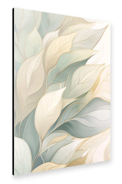 Alu-Dibond "Botanisches Blattgrün" 30x20 cm artboxONE