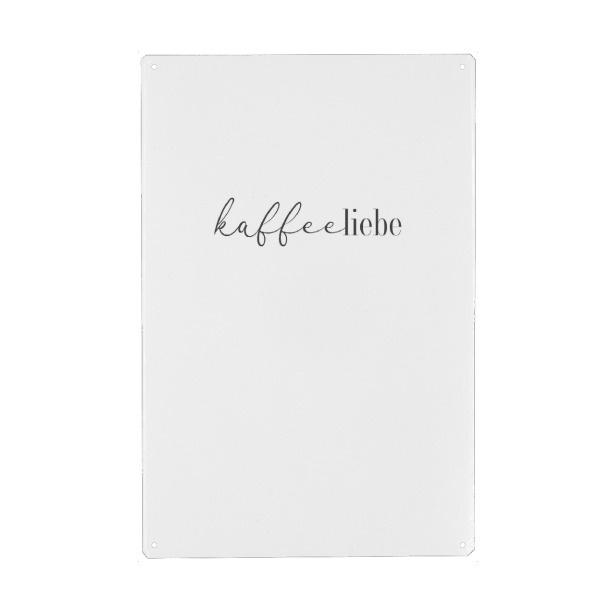 Holzbild "Kaffee-liebe" artboxONE - Typografie,Essen & Trinken,Schwarzweiß