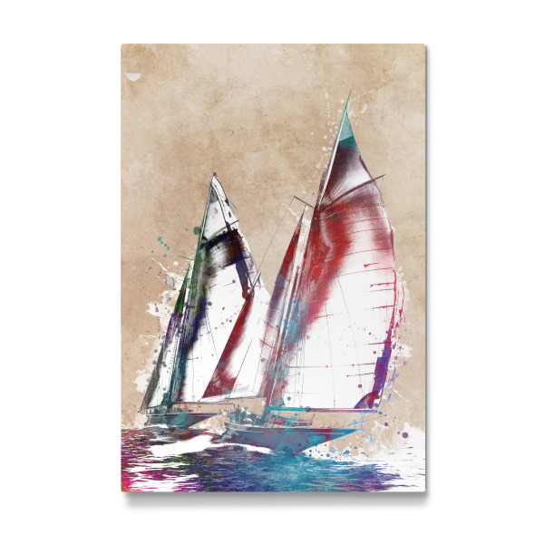Galerie-Print "Segelboote Sportkunst D" 30x20 cm artboxONE