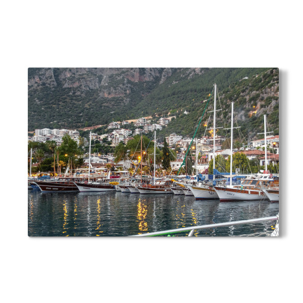 Galerie-Print "Idyllischer Hafen am Abend" 30x20 cm artboxONE