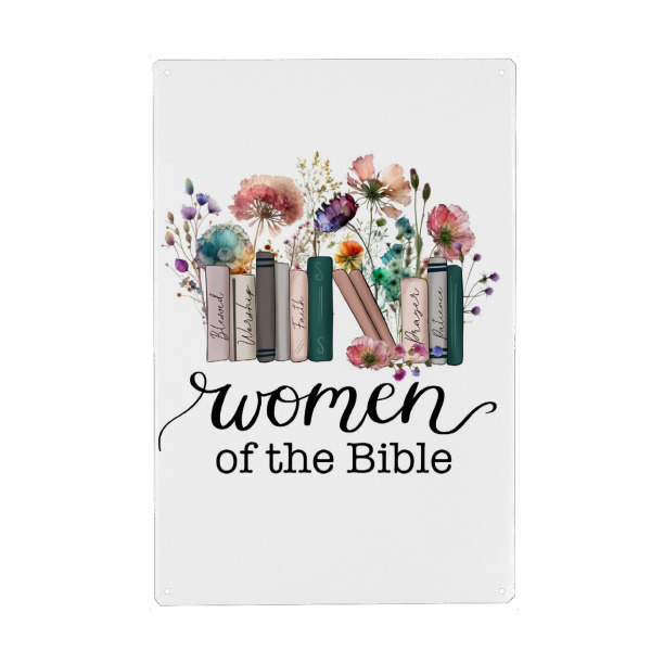Metall Poster "Frauen der Bibel" artboxONE - Floral,Fashion,Buchstaben,Für Mama,Festivals