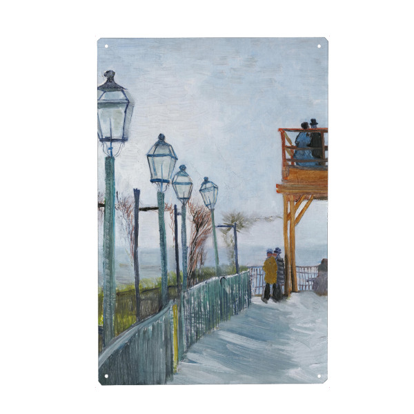 Holzbild "Terrasse und Aussichtsplattform" artboxONE - Städte,Reise,Architektur,Städte / Paris,Reise / Länder
