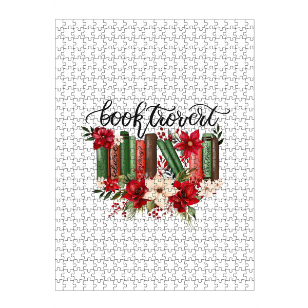 Puzzle Ravensburger "Booktrovert-Weihnachtsdesigns" artboxONE - Floral,Fashion,Weihnachten,Buchstaben,Festivals