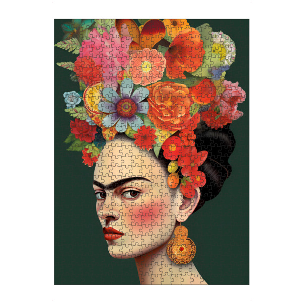 Puzzle Ravensburger "Frida Kahlo colorful" artboxONE - Floral,Menschen,Fashion