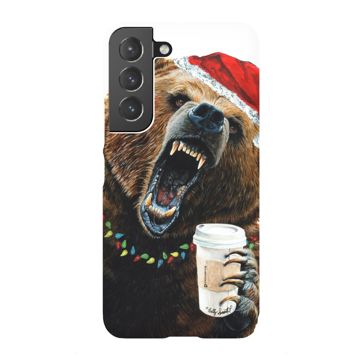 "Grizzly Mornings Weihnachten"für Samsung Galaxy - Premium-Case Handyhülle artboxONE