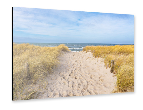 Alu-Dibond "Strandaufgang, Düne, Ostsee" 30x20 cm artboxONE