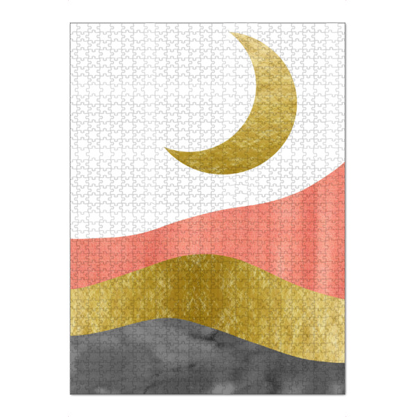 Puzzle Ravensburger "Moonlight gold" artboxONE - Natur,Abstrakt,Geometrie