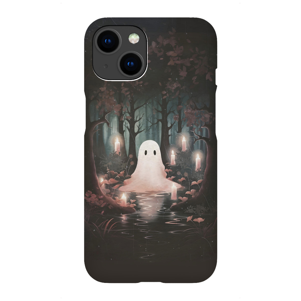 "Geist und Kerzen"für iPhone - Premium-Case Handyhülle artboxONE