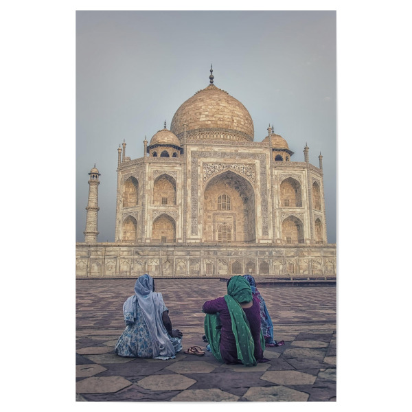 Poster 30x20 cm "Taj Mahal-Mausoleum in Indien" artboxONE - Städte,Reise,Reise / Asien,Reise / Länder,Städte / Weitere