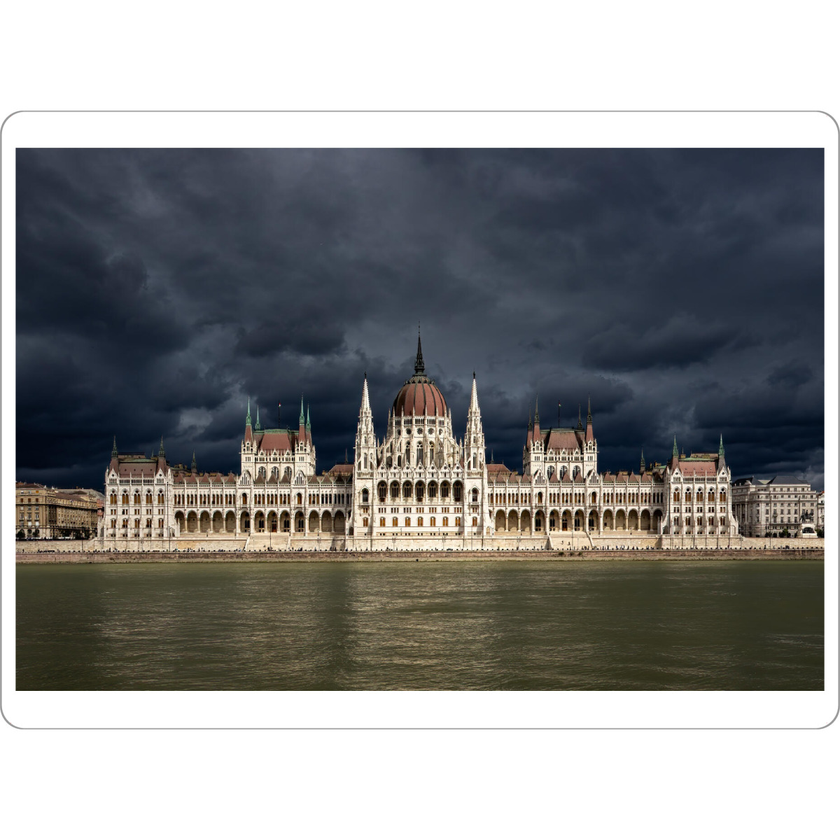 Tischset "Budapest Parlament an der Donau" artboxONE - Reise,Architektur,Städte / Budapest - Budapest,Parlament,Ungarn,Donau,Buda,Pest