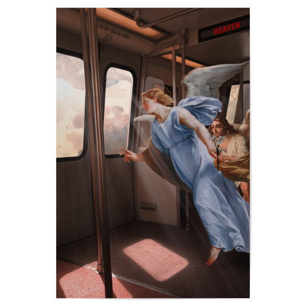 Poster "Letzte Station im Himmel" artboxONE - Menschen,Fiktion,Lustig