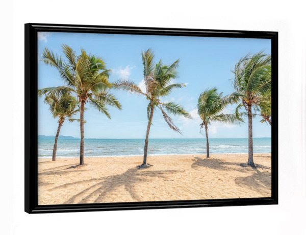 Poster mit schwarzem Rahmen "Na Jomtien" artboxONE - Natur,Reise,Reise / Strand und Meer,Reise / Asien,Reise / Länder