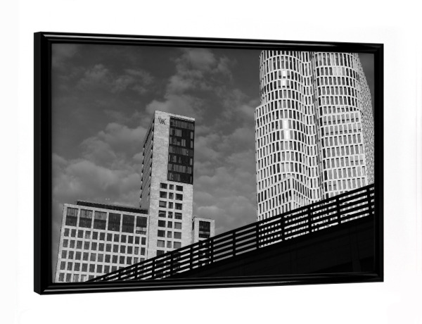 Poster mit schwarzem Rahmen "Berlin Unplugged" artboxONE - Städte / Berlin,Schwarzweiß,Architektur