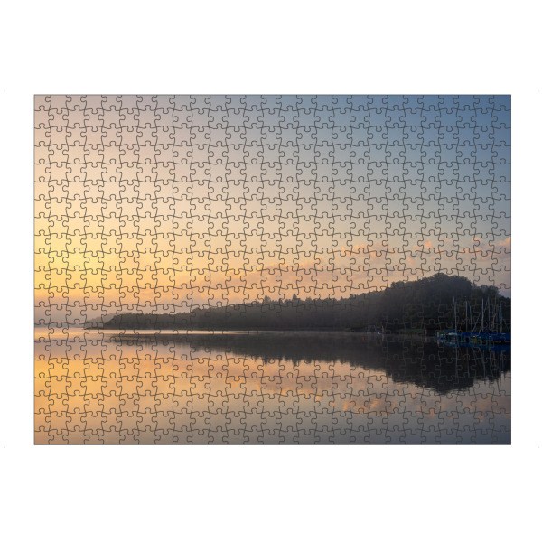 artboxONE Puzzle "Sonnenaufgang, Wolken, Spiegelung" artboxONE - Natur,Reise