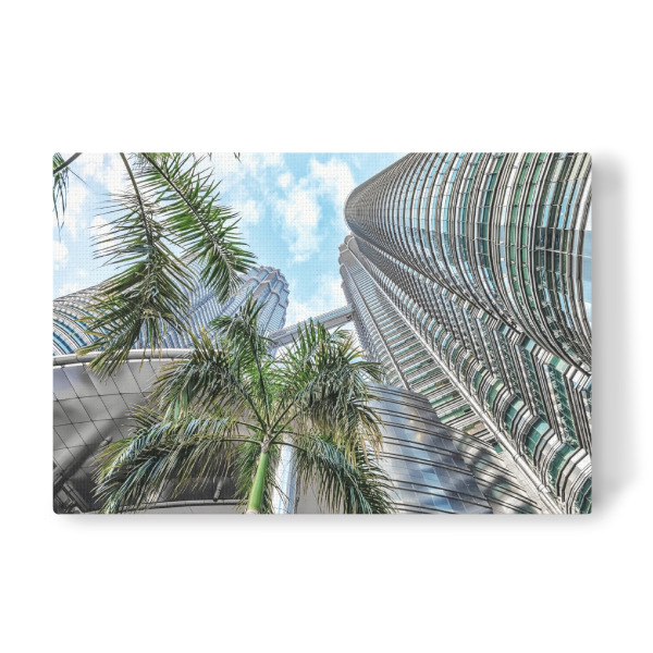 Leinwandbild "Zwillingstürme" artboxONE - Städte,Reise,Architektur,Reise / Asien,Reise / Länder