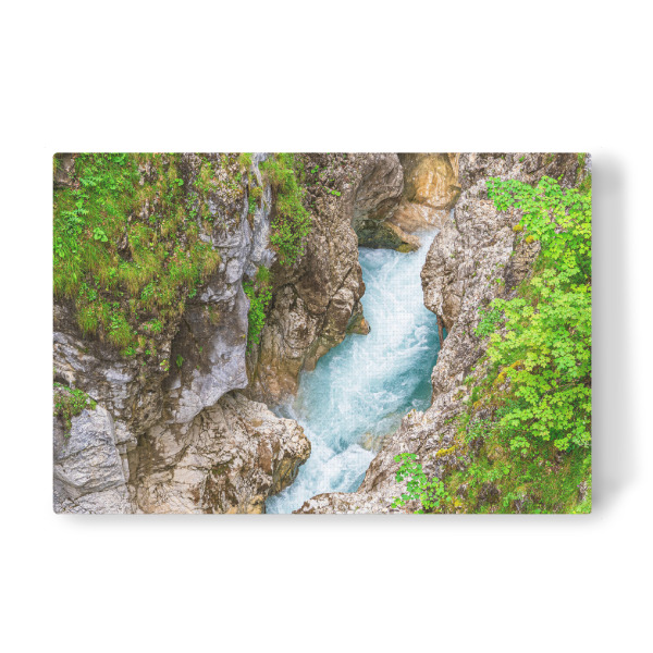 Leinwandbild "Blick in die Leutaschklamm" artboxONE - Natur,Reise