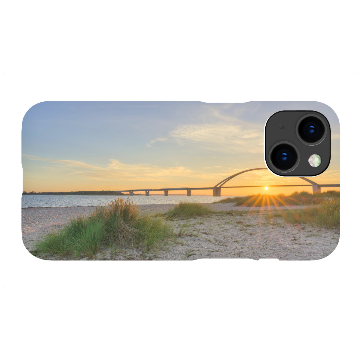 "Abends am Fehmarnsund Strand"für iPhone - Premium-Case Handyhülle artboxONE
