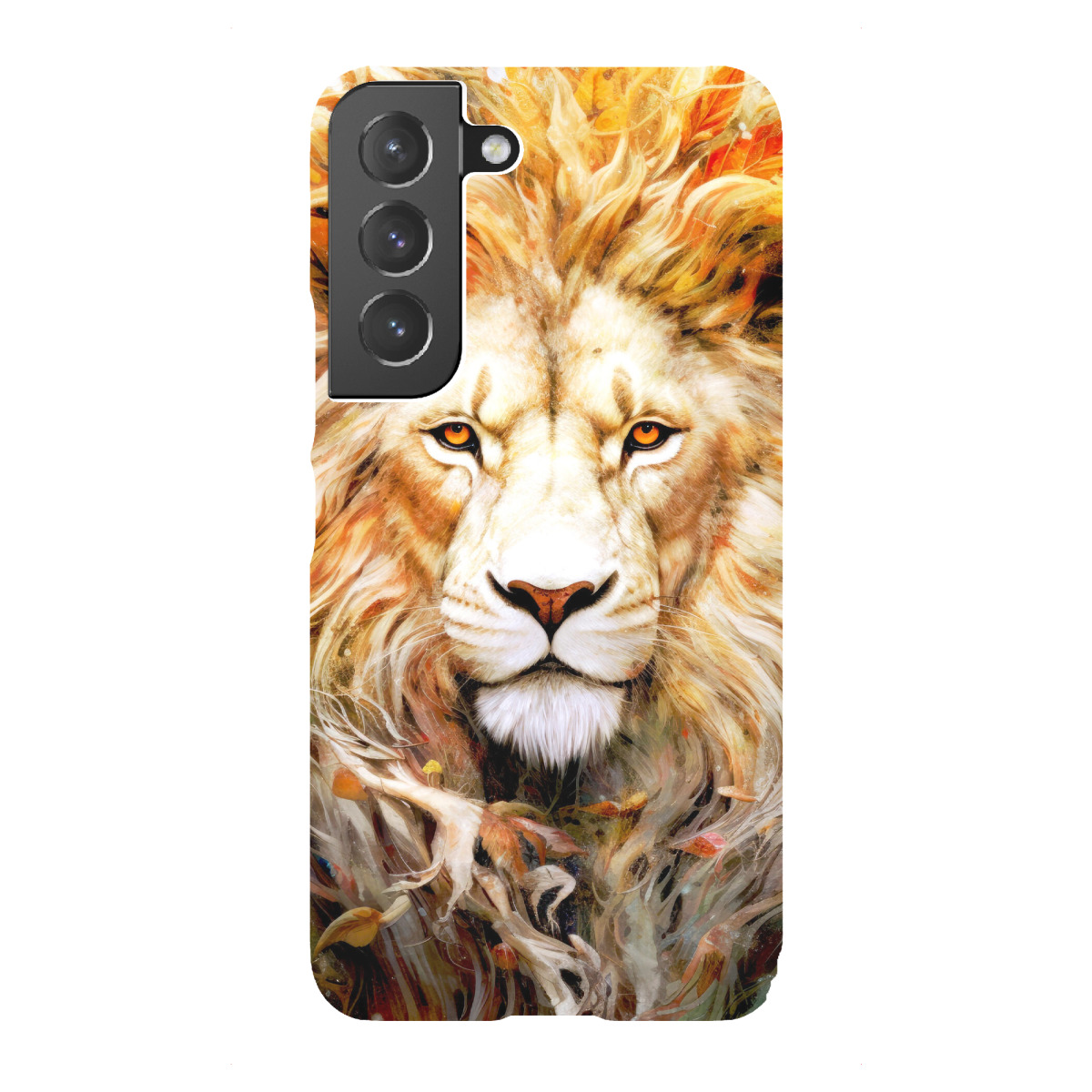 "Löwe Tierkunst A"für Samsung Galaxy - Premium-Case Handyhülle artboxONE