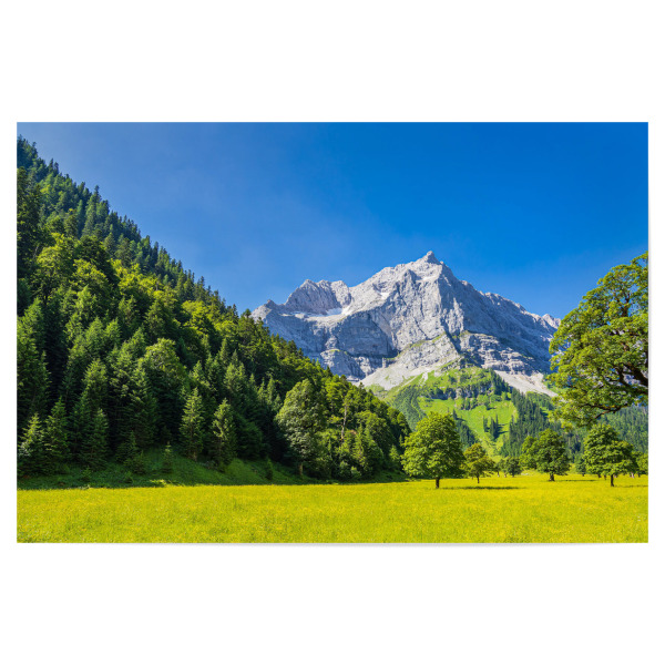 Poster 30x20 cm "Ahornbäume und Berge" artboxONE - Natur,Reise,Reise / Länder