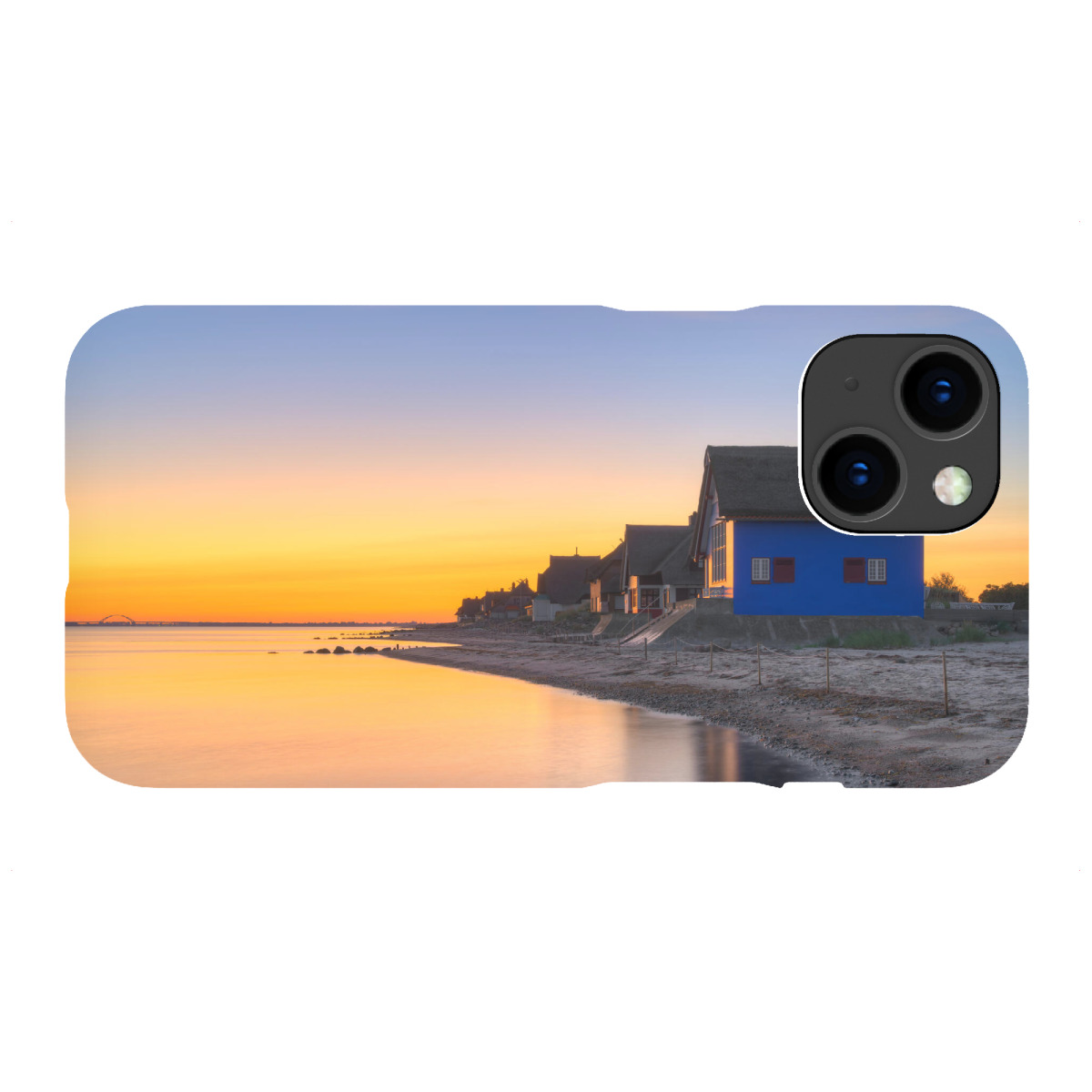 "Heiligenhafen Häuser am Meer"für iPhone - Premium-Case Handyhülle artboxONE