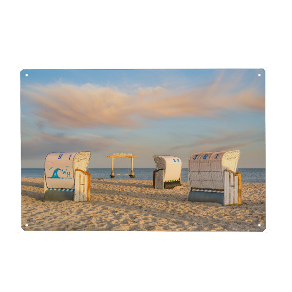 Holzbild "#Heiligenhafen" artboxONE - Natur,Reise,Reise / Strand und Meer