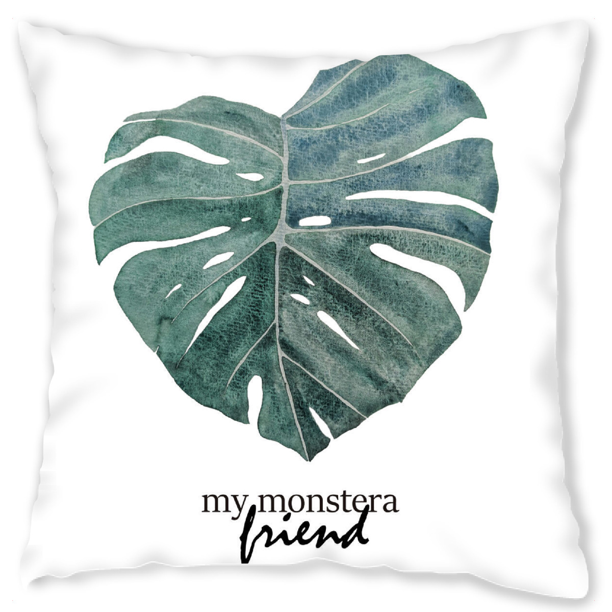 Design-Kissen "My monstera friend" artboxONE - Natur,Floral