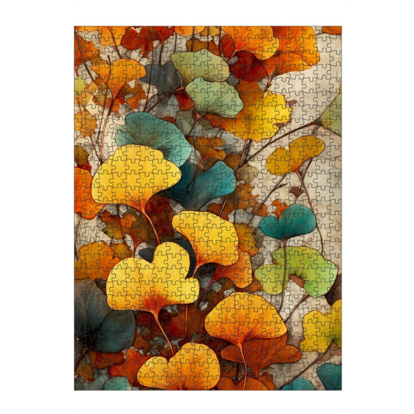 artboxONE Puzzle "Ginko Biloba L" artboxONE - Natur,Floral - Ginkgo,Biloba,Ginkgo biloba,Baum,Wald,Blätter,Natur - Bild ginkgo