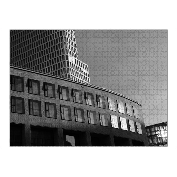 Puzzle Ravensburger "Berlin Building" artboxONE - Städte,Städte / Berlin,Reise,Schwarzweiß,Architektur