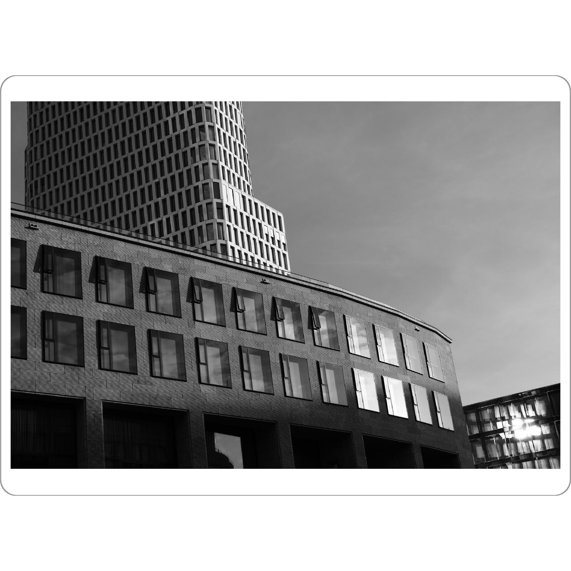 Tischset "Berlin Building" artboxONE - Städte,Städte / Berlin,Reise,Schwarzweiß,Architektur - Berlin,Architektur,Deutschland,Hauptstadt,Schwarzweiß