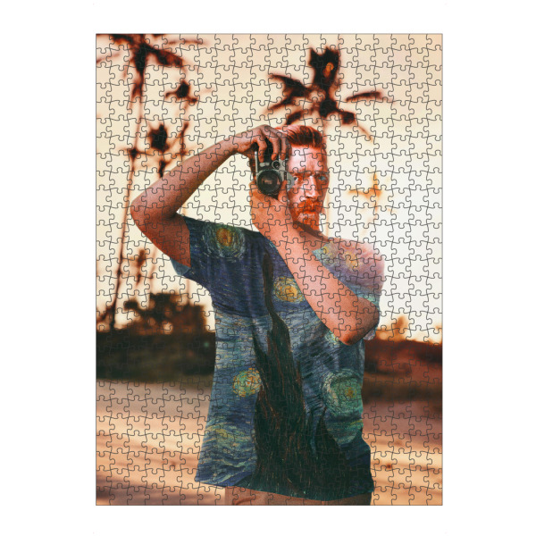 Puzzle Ravensburger "Vincent im Urlaub" artboxONE - Reise,Menschen,Lustig