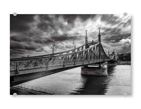 Acrylglasbild "Die Freiheitsbrücke in Budapest" artboxONE - Reise,Architektur,Städte / Budapest