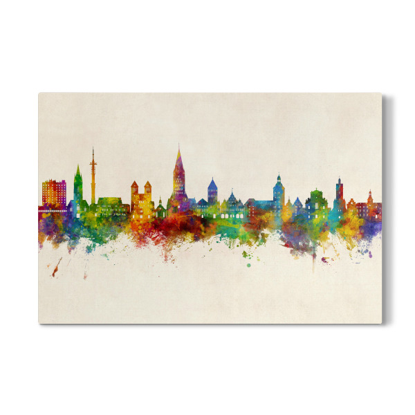 Galerie-Print "Paderborn Skyline Urban" 30x20 cm artboxONE