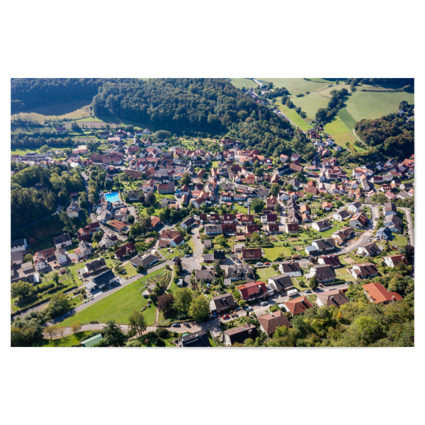Poster "Datterode auf dem Ringgau" artboxONE - Städte,Architektur - Datterode,Ringgau,Hessen,Nordhessen,Dorf