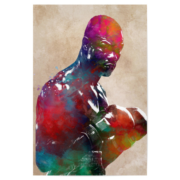 Poster "Boxsport Kunst B" artboxONE - Sport - Boxen,Box,Boxer,Sport,Kämpfer