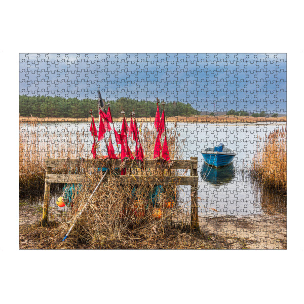 artboxONE Puzzle "Fischerboot am Nothafen" artboxONE - Natur,Reise,Reise / Strand und Meer