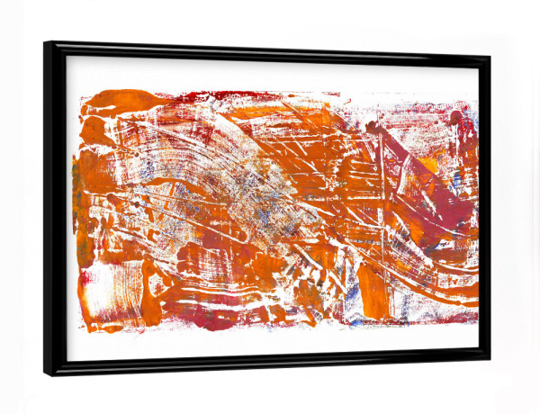 Poster mit schwarzem Rahmen "Magda Chmielek - Messy Life" artboxONE - Abstrakt - Abstrakt,Modern,Pinsel,Strich