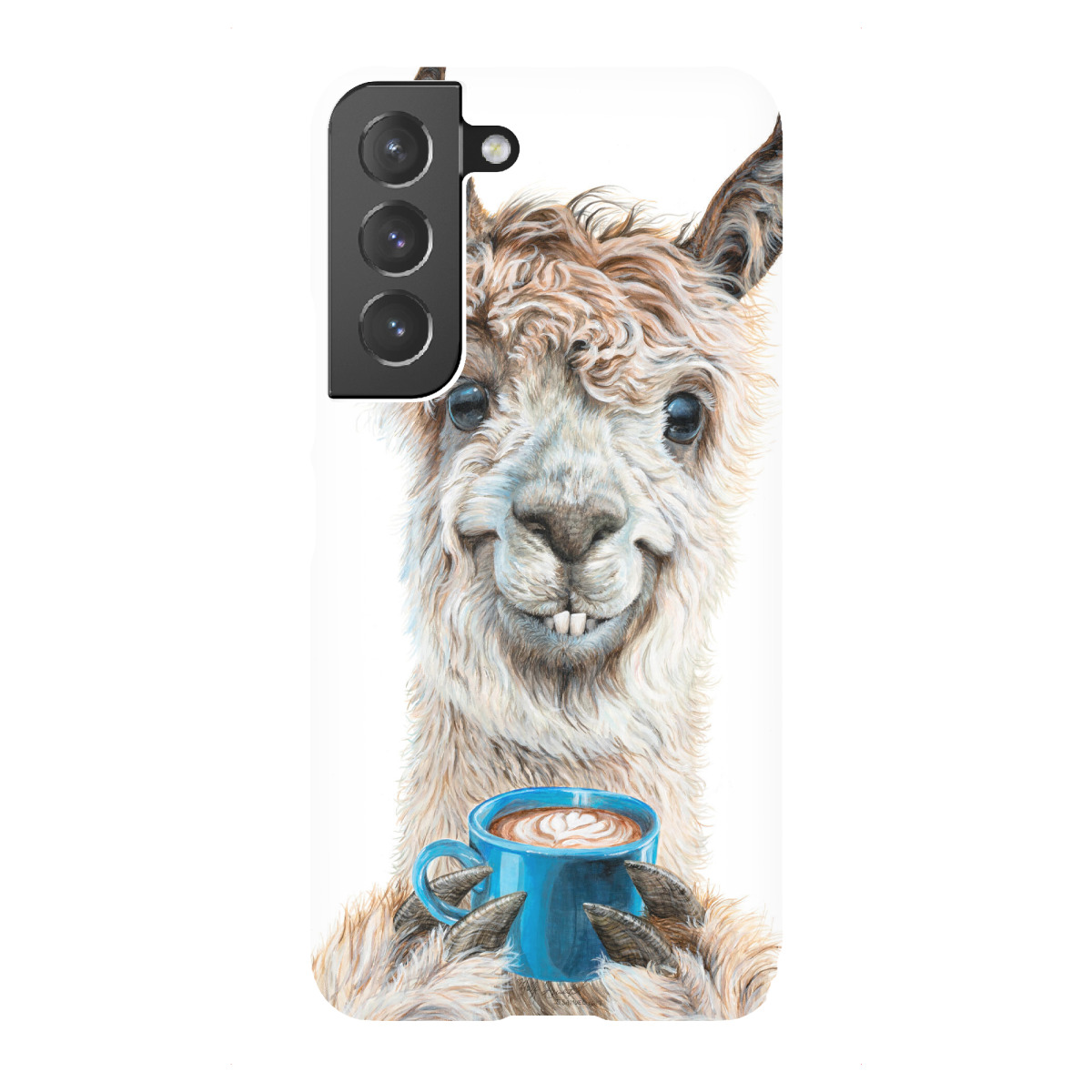 Samsung Galaxy "Lama Latte" Premium-Case Handyhülle artboxONE