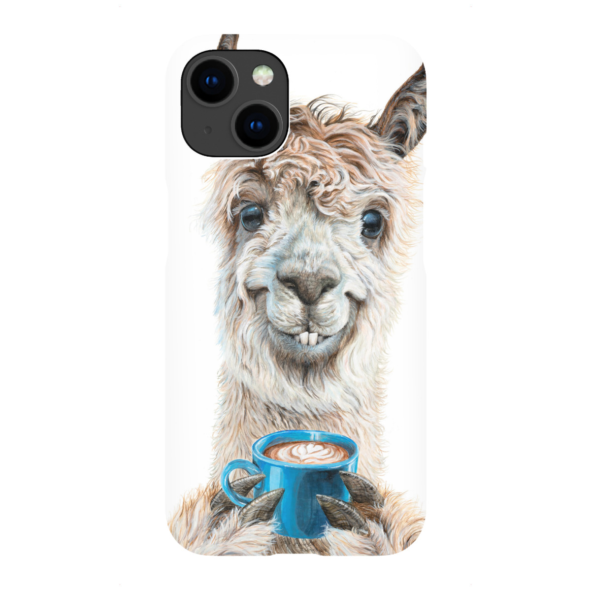 iPhone "Lama Latte" Premium-Case Handyhülle artboxONE