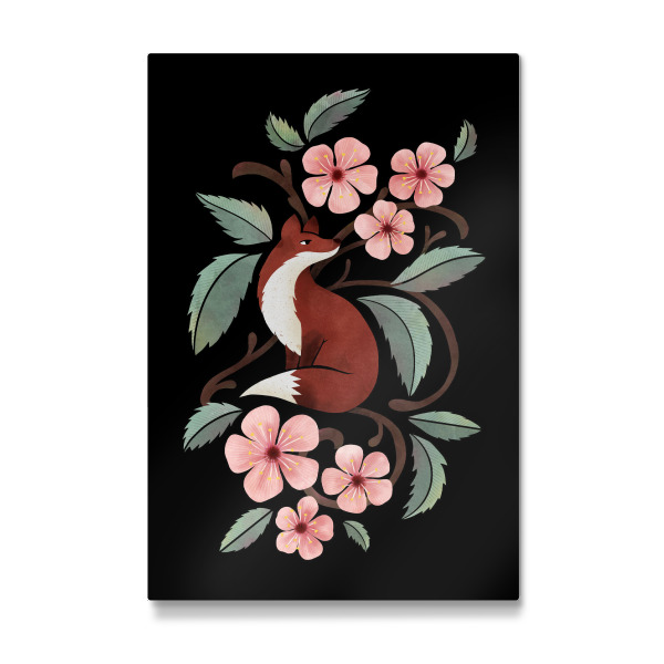 Galerie-Print "Fuchs in Kirschblüten" 30x20 cm artboxONE