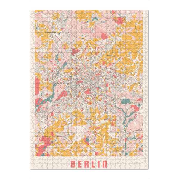 Puzzle Ravensburger "Berliner Stadtplan" artboxONE - Städte / Berlin,Kartografie
