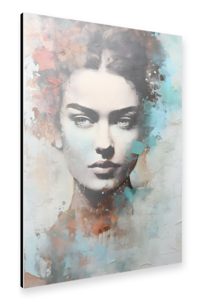Alu-Dibond "Modern Girl" 30x20 cm artboxONE