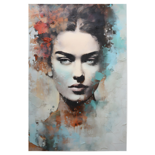 Poster 30x20 cm "Modern Girl" artboxONE - Abstrakt,Menschen,Fashion