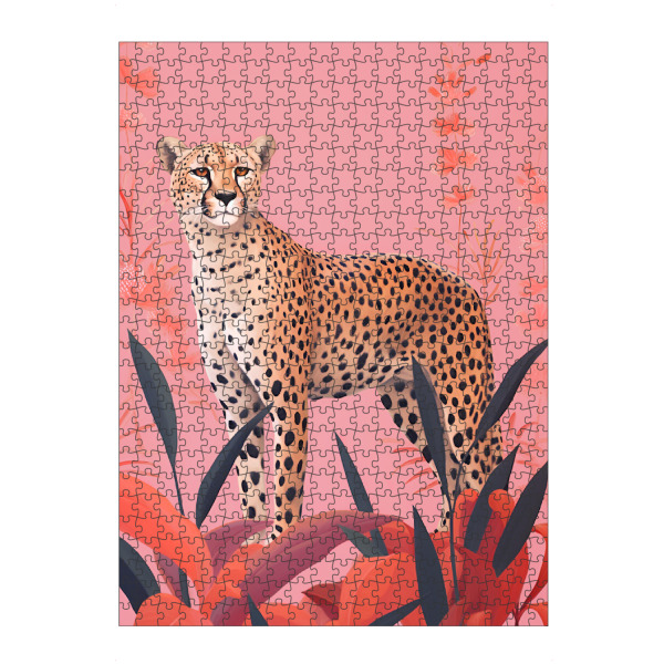 Puzzle Ravensburger "Tropical Leopard" artboxONE - Floral,Tiere,Reise / Afrika