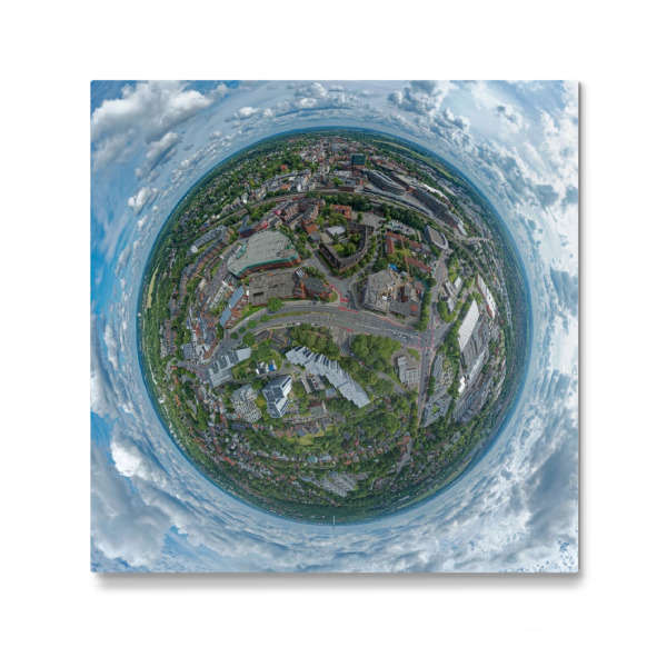 Galerie-Print "HH-Bergedorf Polizei-Kreuzung" 30x30 cm artboxONE