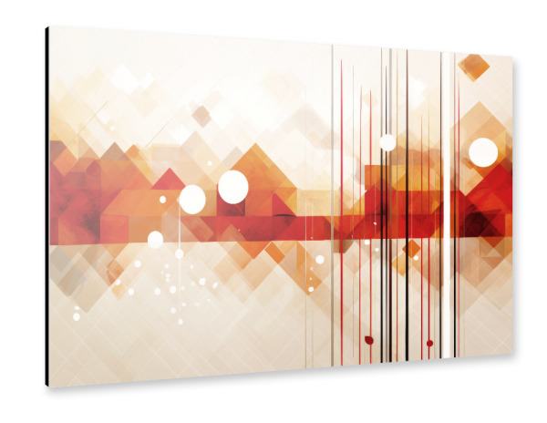 Alu-Dibond "HERBST Bootstour mit Bergpanorama" 30x20 cm artboxONE