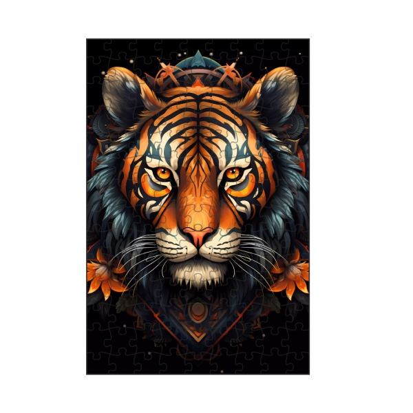 artboxONE Puzzle "Mandala - Tiere - Tiger" artboxONE - Natur,Tiere,Abstrakt