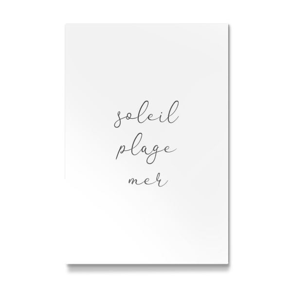 Galerie-Print "Soleil plage mer" 30x20 cm artboxONE