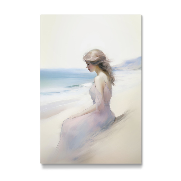 Galerie-Print "Strand Lady" 30x20 cm artboxONE