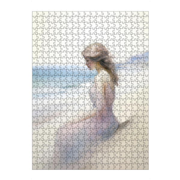 artboxONE Puzzle "Strand Lady" artboxONE - Natur,Abstrakt,Menschen